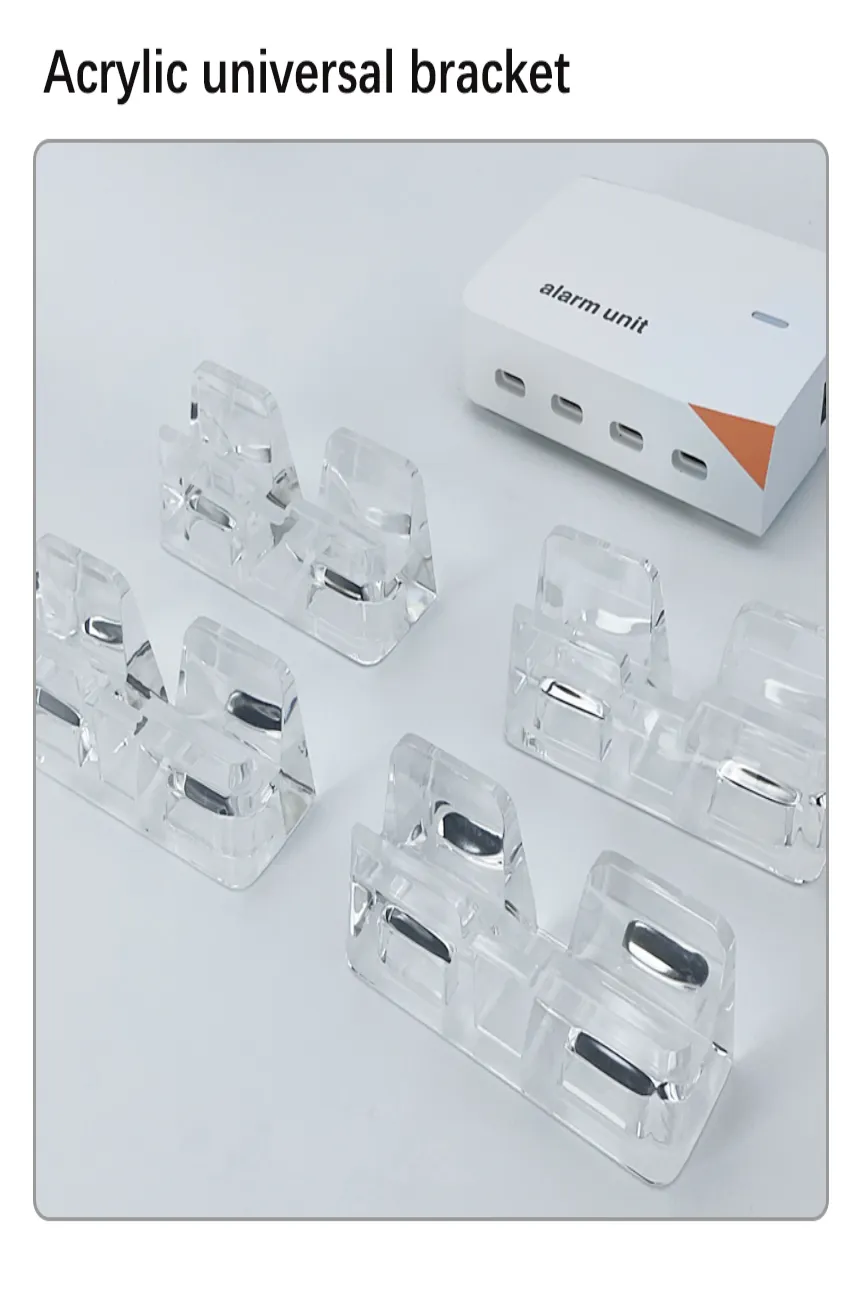 Complete set of retail anti-theft system for smartphone sample display in electronics shop